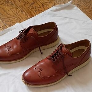 Cole Haan Men's Tan Leather Oxfords